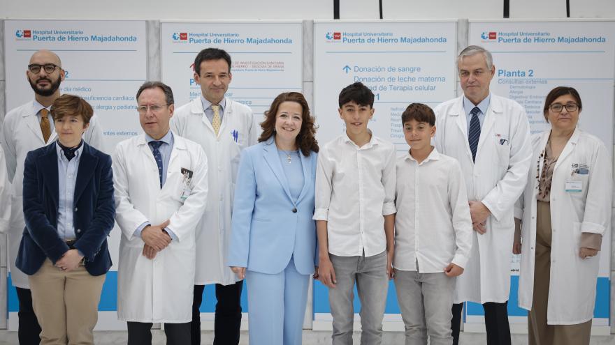 La consejera Fátima Matute en el Hospital Puerta de Hierro