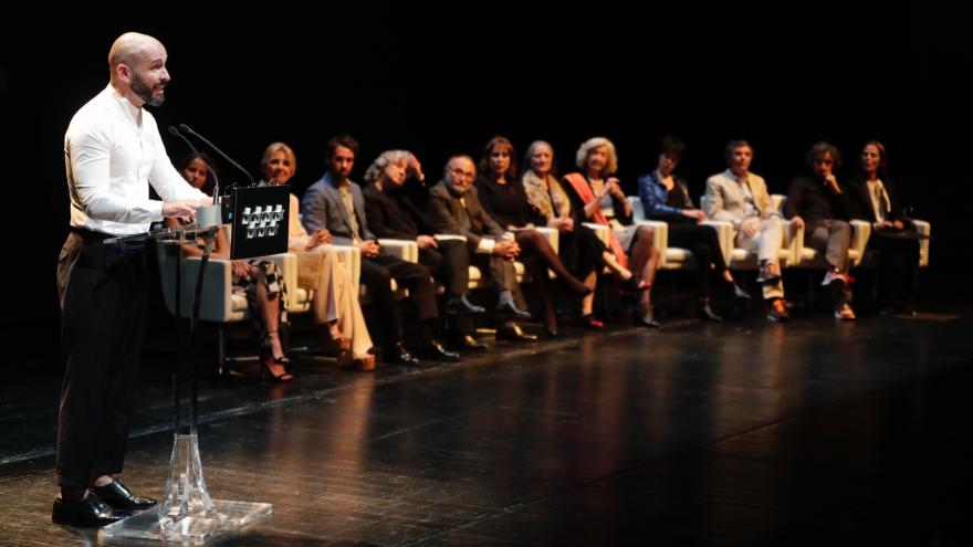 Jaime de los Santos en la entrega de los Premios de Cultura