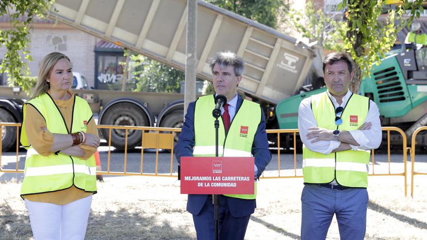 Ángel Garrido durante su intervención en el acto