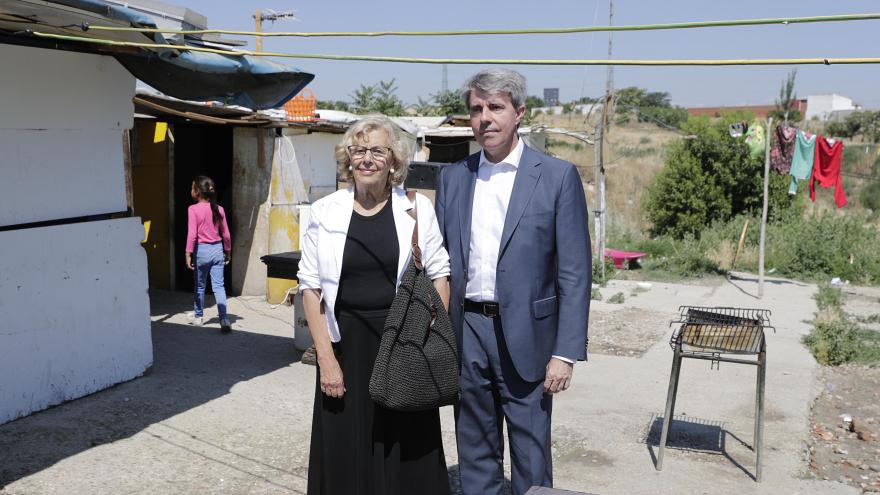 Garrido y Carmena han presentado el proyecto que acabará con este asentamiento de infraviviendas de la capital 