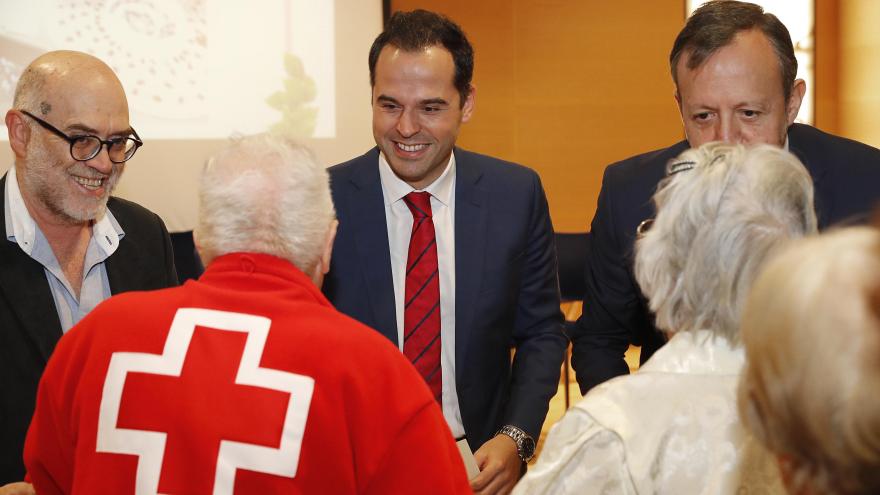 Ignacio Aguado en la entrega de premios