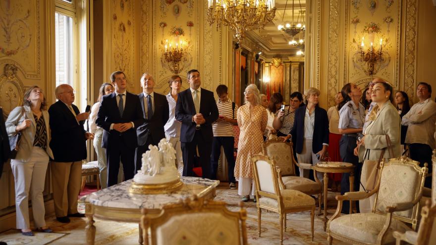 Martín presenta la XII edición de Bienvenidos a Palacio El viceconsejero Luis Martín durante la presentación de la XII edición de Bienvenidos a Palacio