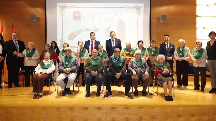 Ignacio Aguado en la entrega de premios