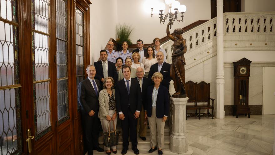 Martín presenta la XII edición de Bienvenidos a Palacio El viceconsejero Luis Martín durante la presentación de la XII edición de Bienvenidos a Palacio