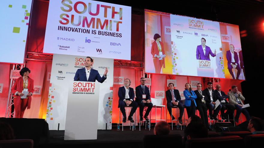 intervención de Ignacio Aguado durante el South Summit Madrid