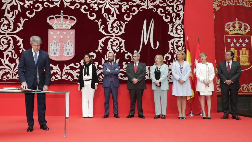 Ángel Garrido, nuevo presidente de la Comunidad de Madrid, toma posesión de su cargo