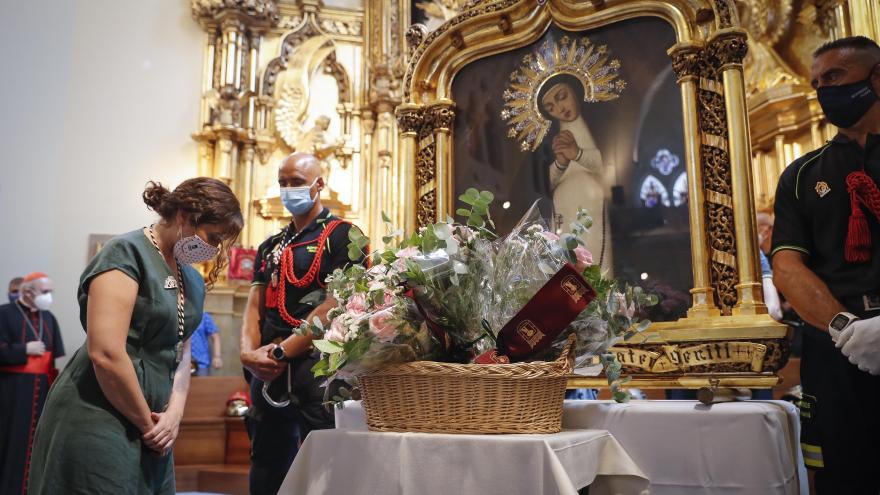 Isabel Díaz Ayuso asiste a la celebración de la festividad de la Virgen de la Paloma