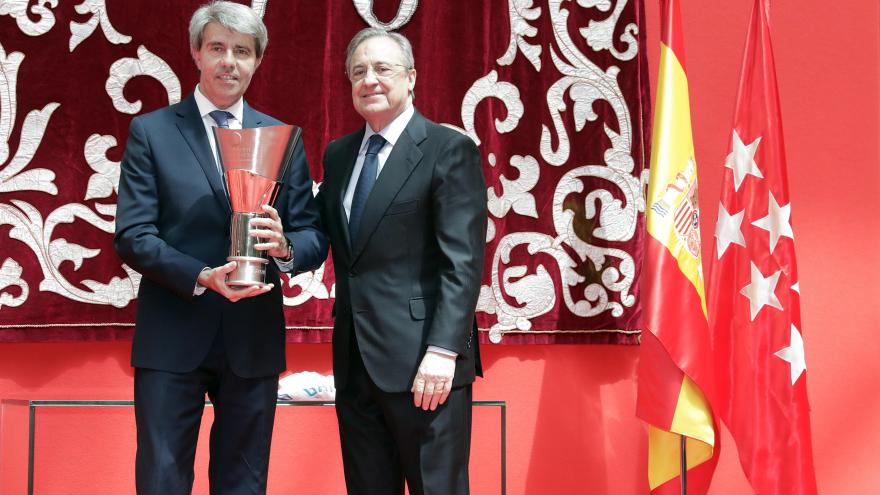 Garrido felicita al Real Madrid tras conseguir su décimo campeonato europeo de baloncesto Garrido felicita al Real Madrid tras conseguir su décimo campeonato europeo de baloncesto