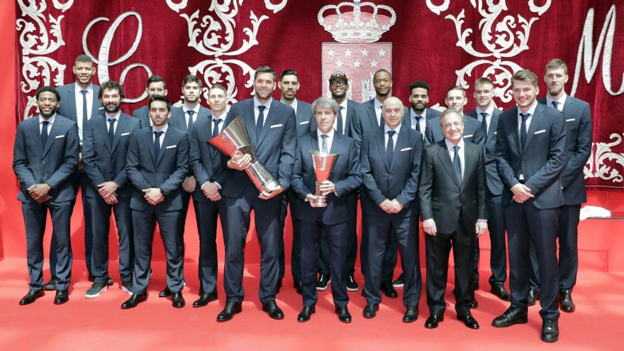 Garrido felicita al Real Madrid tras conseguir su décimo campeonato europeo de baloncesto