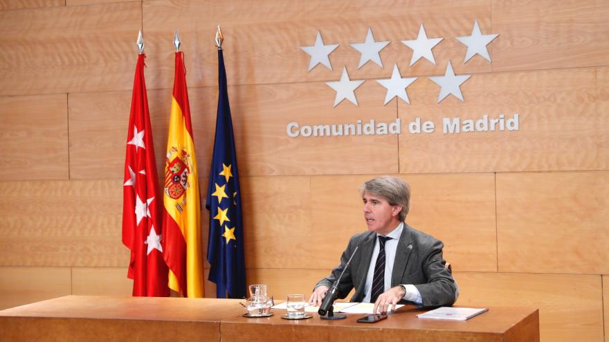 Ángel Garrido comparece en rueda de prensa para dar cuenta de los acuerdos adoptados en el Consejo de Gobierno 