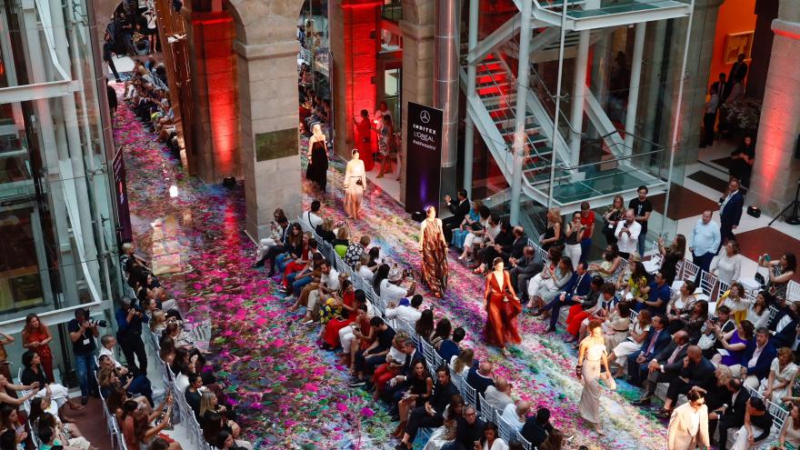 Presentación de la última creación del diseñador Pedro del Hierro para la Primavera-Verano 2020 en la Mercedes-Benz Fashion Week