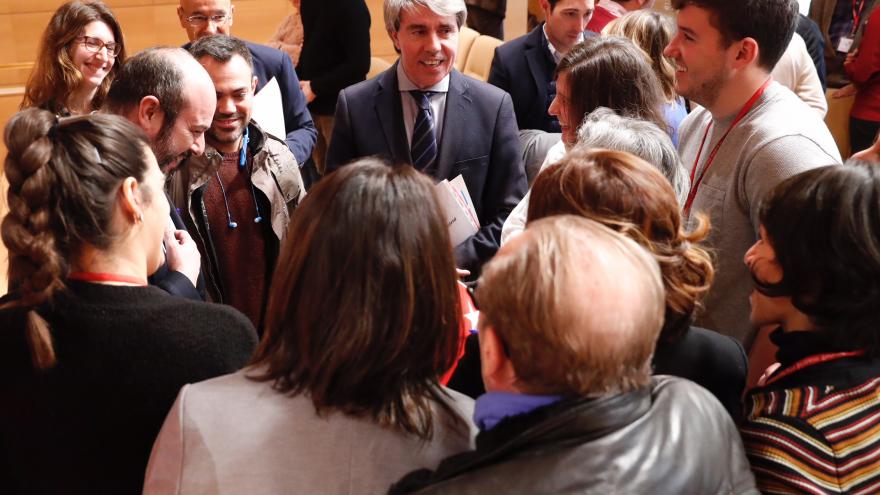 Angel Garrido después de la rueda de prensa