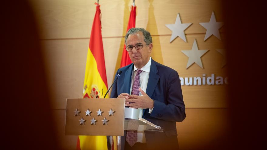 Enrique Ossorio, en rueda de prensa