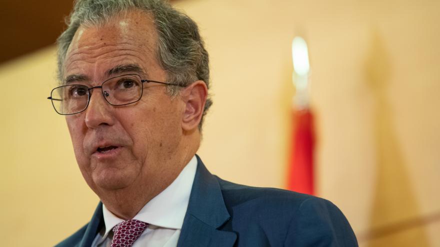 Enrique Ossorio, en rueda de prensa
