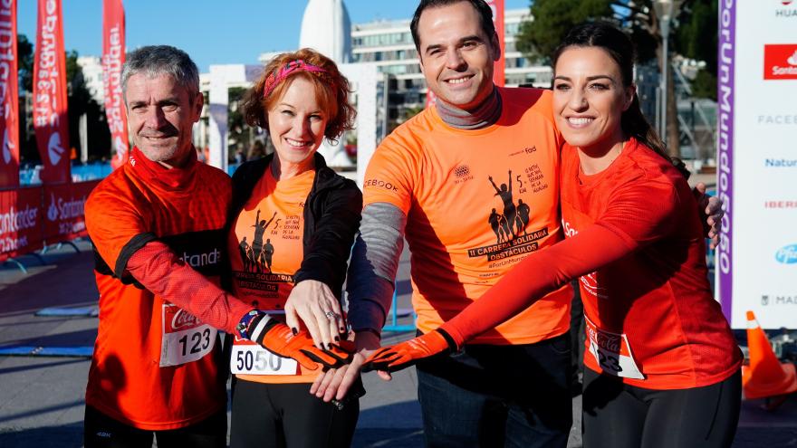 Aguado asiste a la carrera solidaria del 8 de marzo por el Día Internacional de la Mujer 