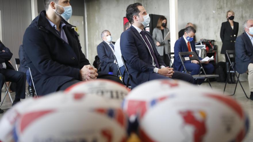 Aguado presenta la Ciudad del Rugby