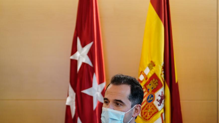 Ignacio Aguado durante el acto