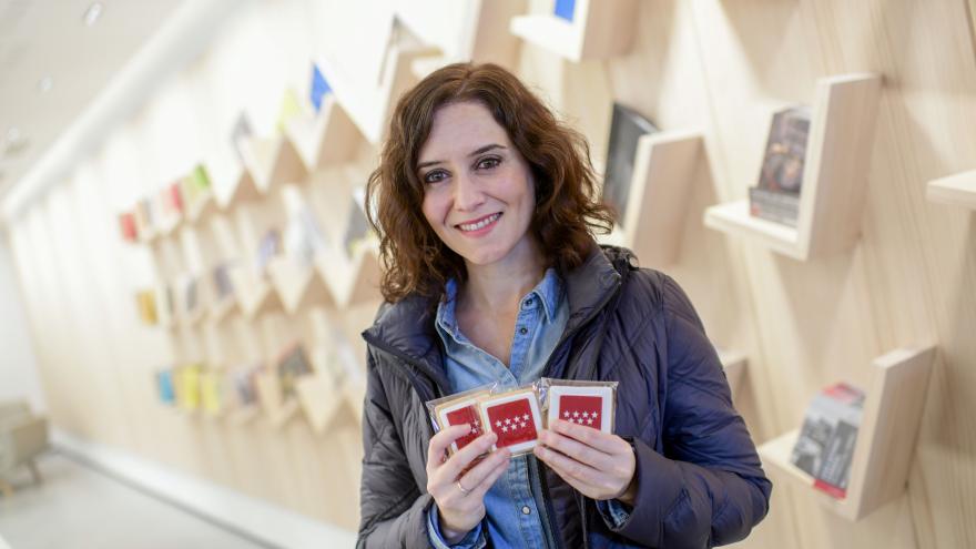 Ayuso durante la inauguración del nuevo Centro de Turismo de Sol 
