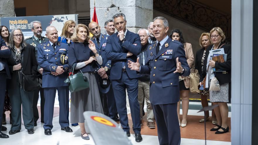 El consejero Carlos Novillo durante la presentación