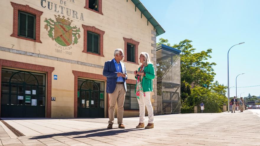 El consejero recorriendo el municipio