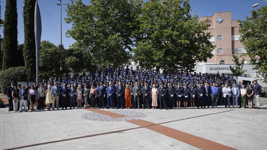 El consejero durante el acto de entrega de diplomas