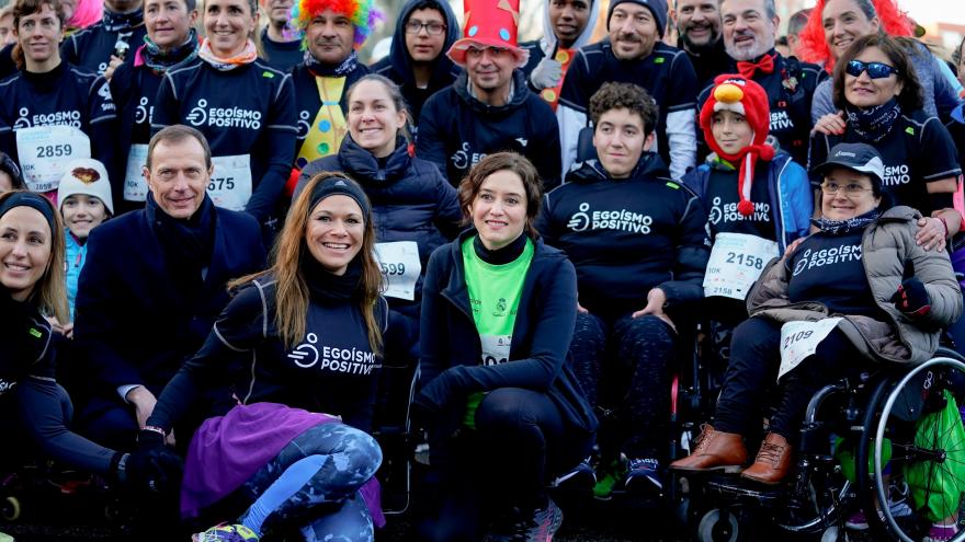 Díaz Ayuso en la IV Carrera Solidaria de la Fundación Real Madrid 2