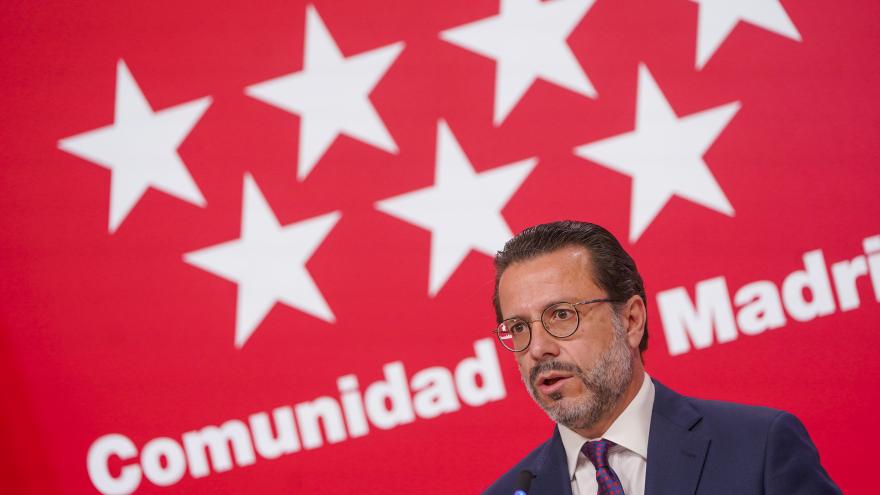 Primer plano del consejero Javier Fernández-Lasquetty