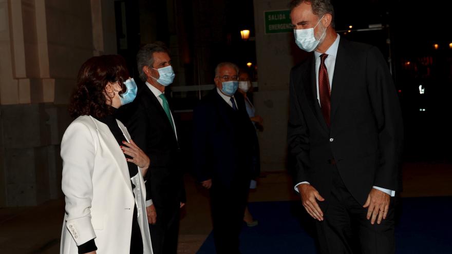 Isabel Díaz Ayuso durante el acto