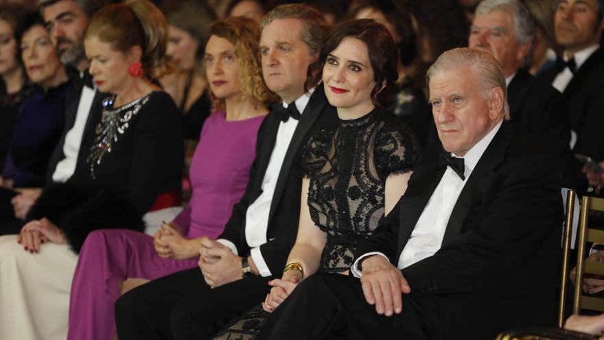 Díaz Ayuso durante la gala de los Premios Mujerhoy