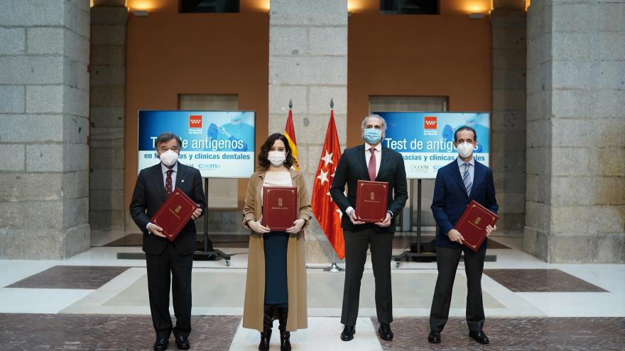 Díaz Ayuso test de antígenos