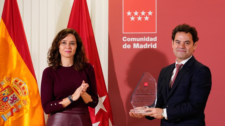 La presidenta durante la celebración del acto