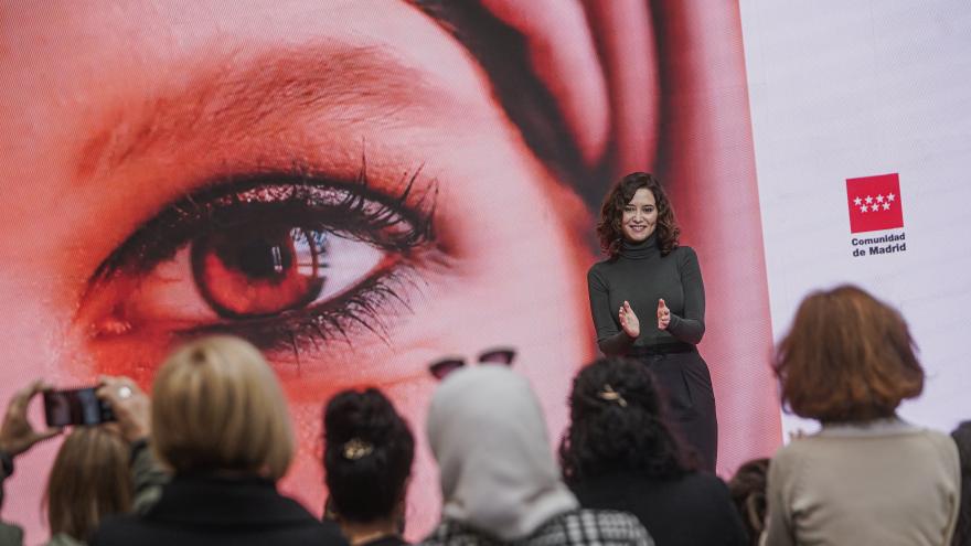 La presidenta en el escenario