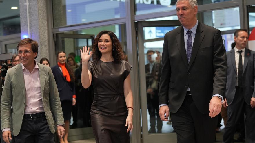 La presidenta Isabel Díaz Ayuso en el acto del Día de Madrid en FITUR 2025