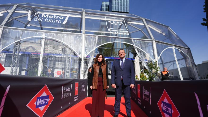 Díaz Ayuso presenta el Tren del Futuro del Metro de Madrid La presidenta Isabel Díaz Ayuso durante la presentación del Tren del Futuro de Metro