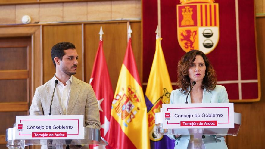 La presidenta Isabel Díaz Ayuso en rueda de prensa tras el Consejo de Gobierno