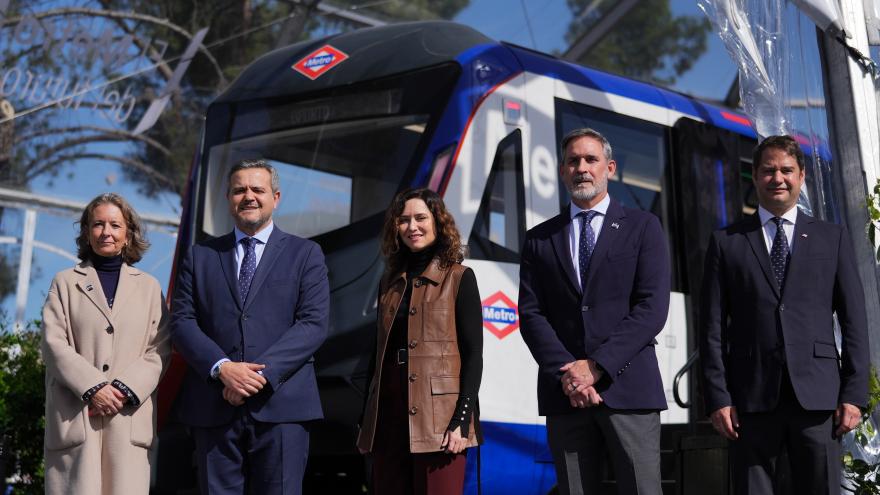 Díaz Ayuso presenta el Tren del Futuro del Metro de Madrid La presidenta Isabel Díaz Ayuso durante la presentación del Tren del Futuro de Metro
