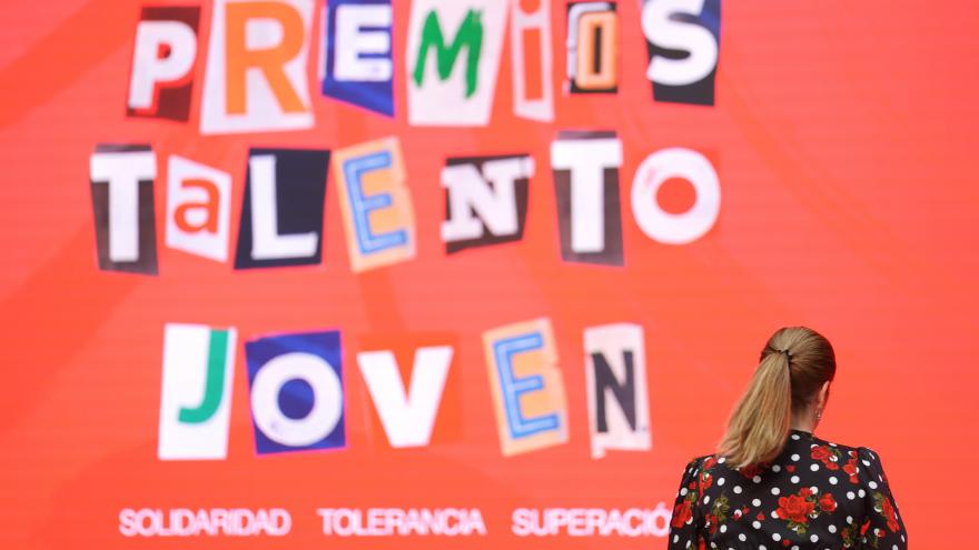 La consejera Ana Dávila durante la entrega de los Premios Talento Joven
