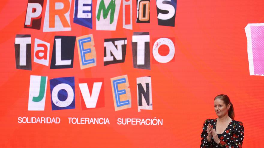 La consejera Ana Dávila durante la entrega de los Premios Talento Joven