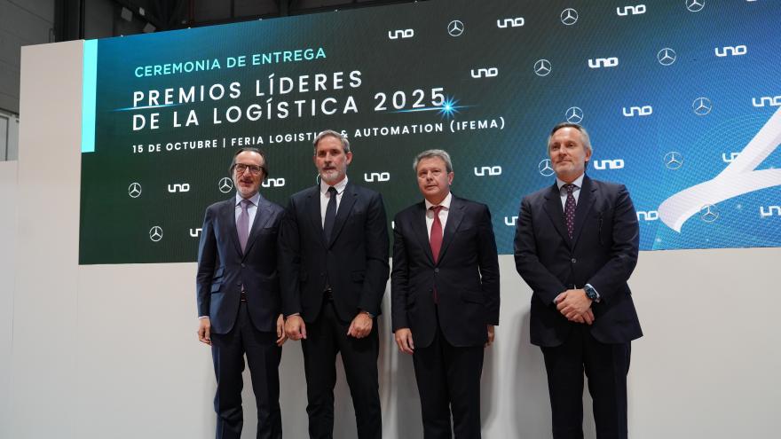 García participa en la inauguración de la feria Logistics Automation y Logistics & Industrial Build El viceconsejero José María García durante la inauguración de la feria