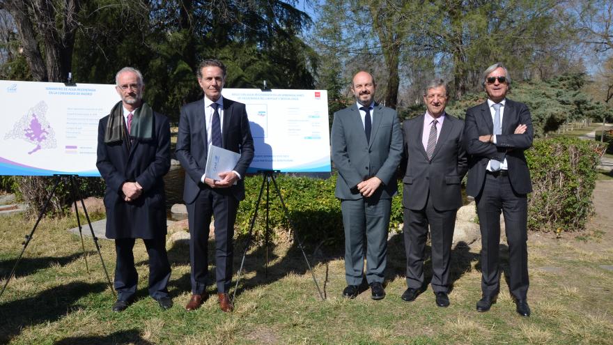 El vicepresidente de la Comunidad de Madrid, consejero de Presidencia y portavoz del Ejecutivo regional, Pedro Rollán, ha presentado hoy esta iniciativa junto al alcalde del municipio, Luis Partida. 