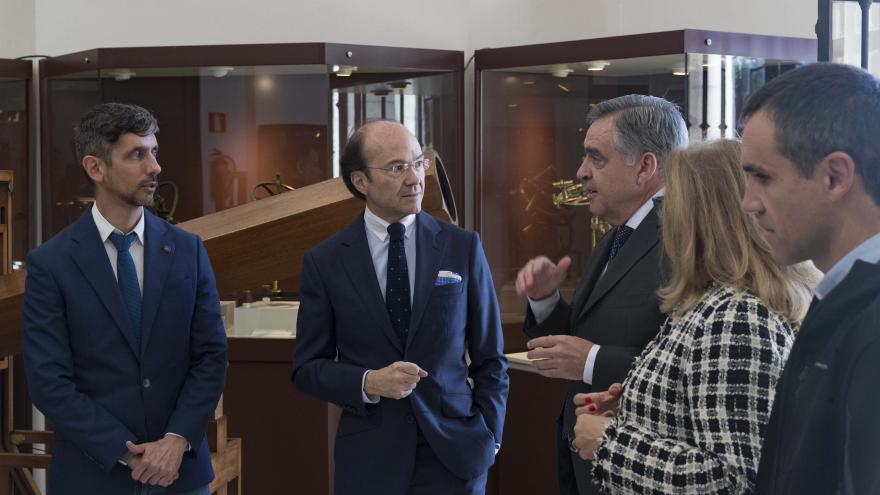 Eduardo Sicilia durante la inauguración de la Semana de la Ciencia