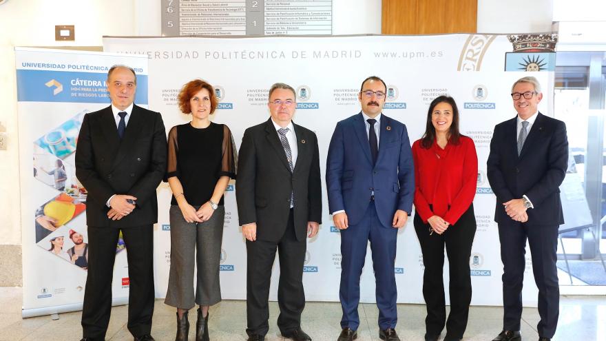 El consejero de Economía, Empleo y Competitividad participa en el primer aniversario de la Cátedra I+D+i para la Prevención de Riesgos Laborales