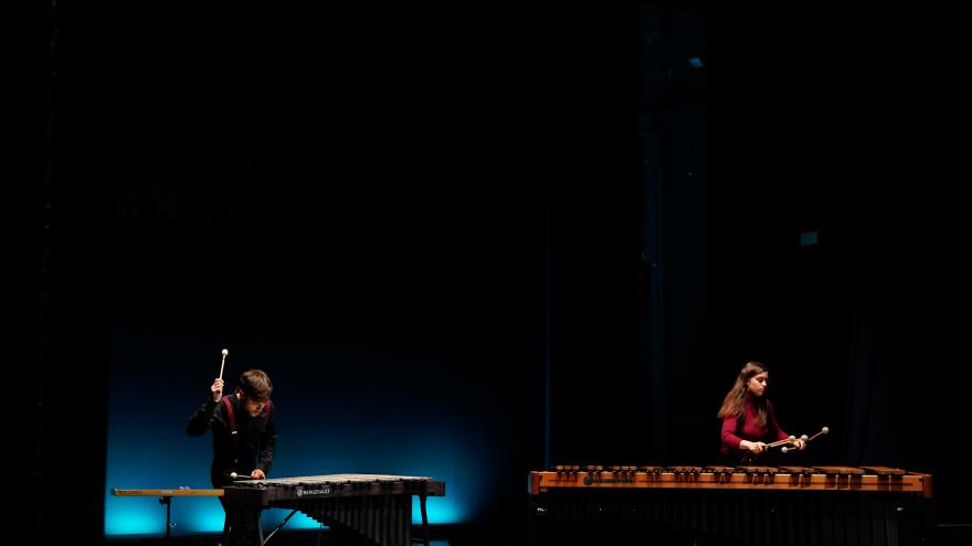 Fotografía de escena del espectáculo del inicio de curso