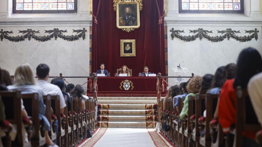 El consejero durante la celebración del acto