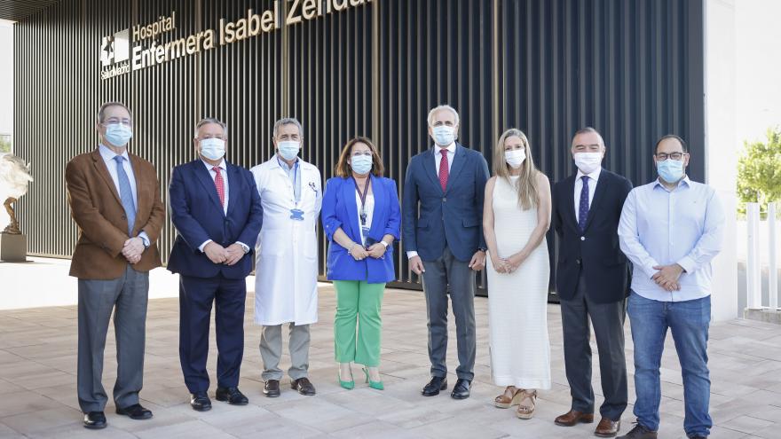 Enrique Ruiz Escudero en el Hospital Isabel Zendal
