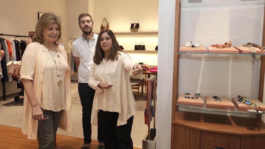 Engracia Hidalgo en la tienda del centro especial de empleo