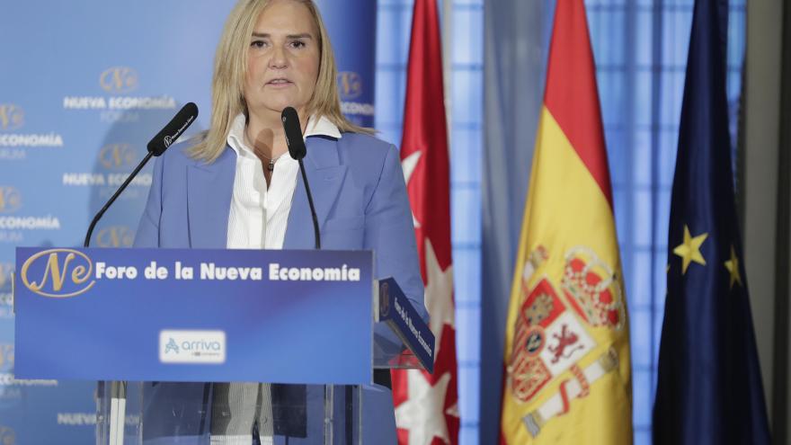 Intervención de la consejera de Transportes, Vivienda e Infraestructuras, Rosalía Gonzalo.