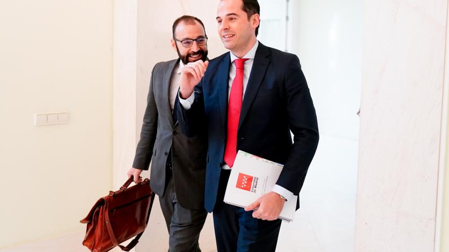 Ignacio Aguado durante la rueda de prensa posterior al Consejo de Gobierno