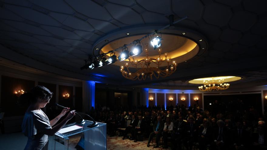 La presidenta Isabel Díaz Ayuso en los IX Premios Los Leones de El Español