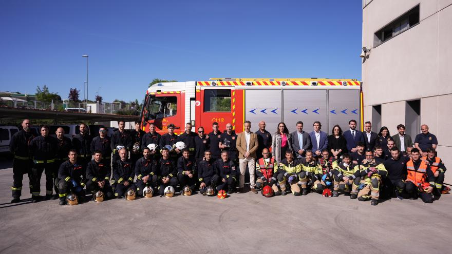 El consejero Carlos Novillo explica las intervenciones de Bomberos en accidentes de tráfico en 2024